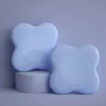 Conjunto de duas almofadas de equilíbrio antiderrapantes
